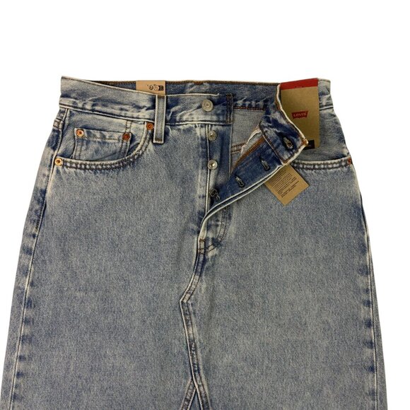 NWOT Denim Maxi Skirt - Blue - Picture 5 of 13